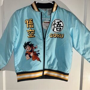 Kids Blue Goku Bomber Jacket